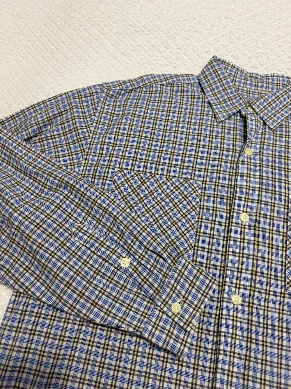 Carhartt Long Sleeve Button with Pockets 100% Cotton Men’s Size Large